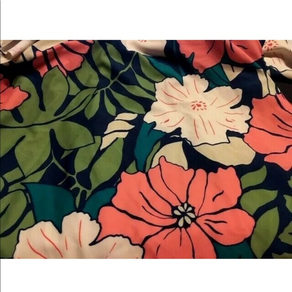 Raisins Ruffle Open Back Floral One-Piece - Picture 4 of 6